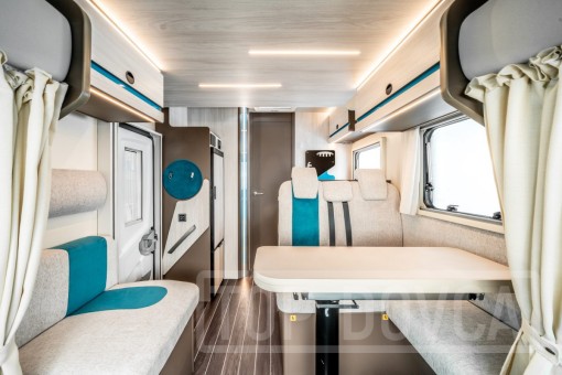 Interiér obytného vozu Rimor Kilig 95 Plus model 2025.
